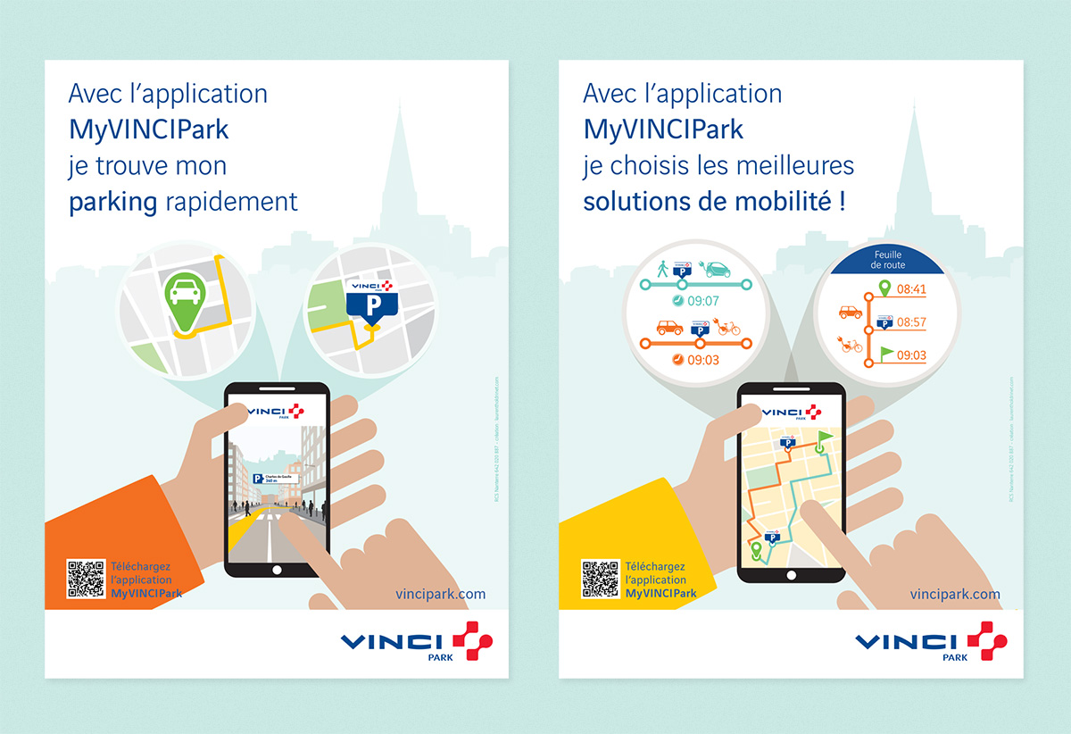 VINCI Park affiches duo 3