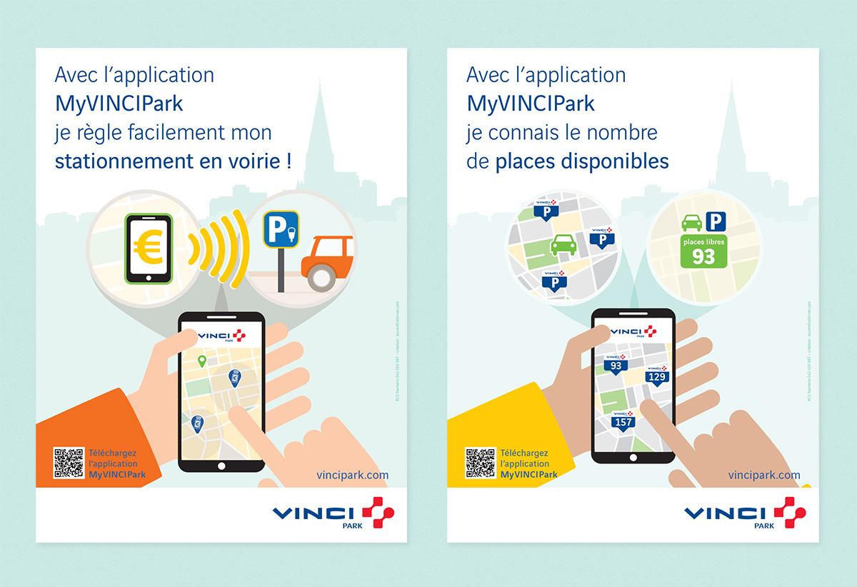 VINCI Park affiches duo 2