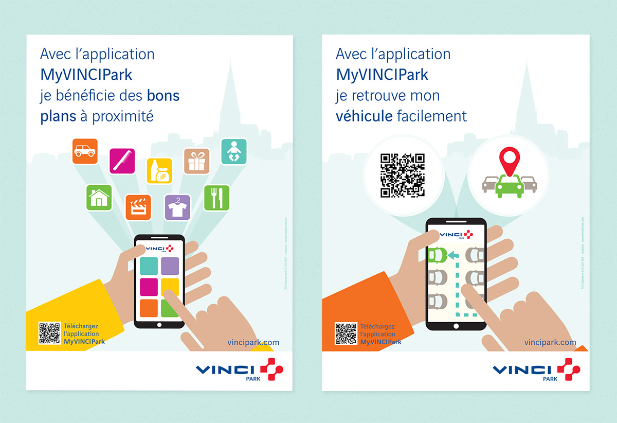 VINCI Park affiches duo 1