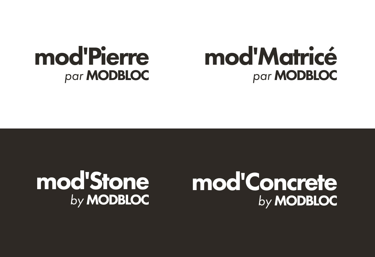 logos gammes modbloc